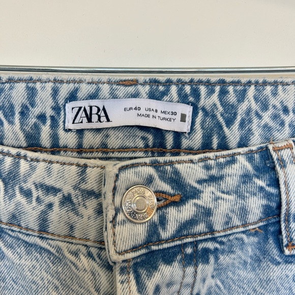 Zara straight leg jeans size 8 - Picture 2 of 3